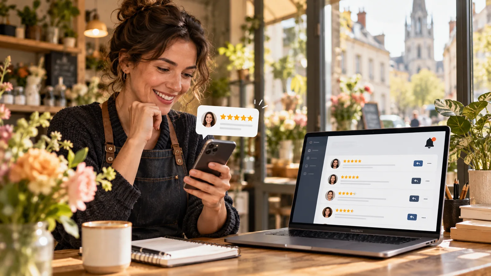 Meldingen en beheer van nieuwe Google-reviews